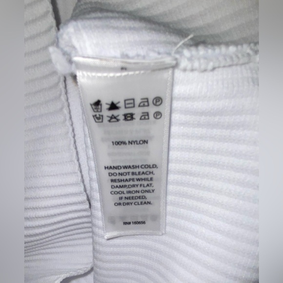 Women Sincerely Jules white‎ squared neckline long sleeves Top size medium - Picture 4 of 8